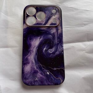 Purple Galaxy IPhone 17 Pro Phone Case